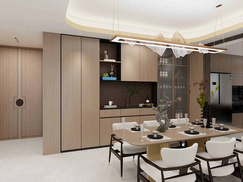 新中式別墅客餐廳